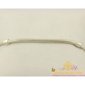Серебряный браслет наборной, подходит для шармов Pandora 49203